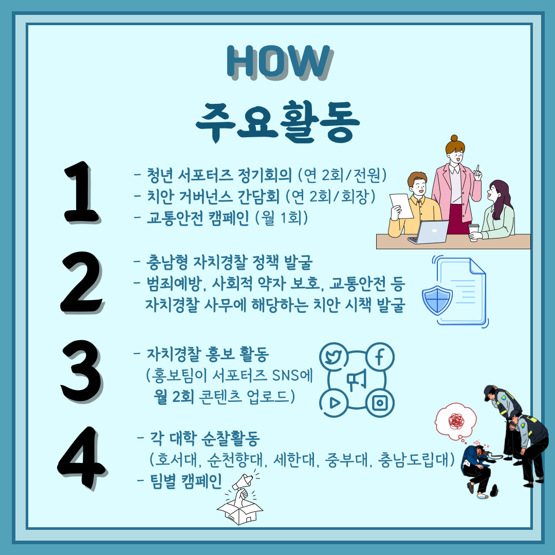 (카드뉴스) 충남자치경찰 청년 서포터즈 3기 소개 관련사진 4