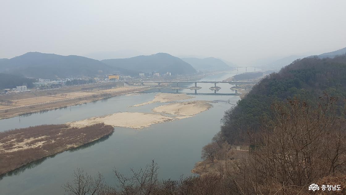 공산성에서내려다보이는 풍경