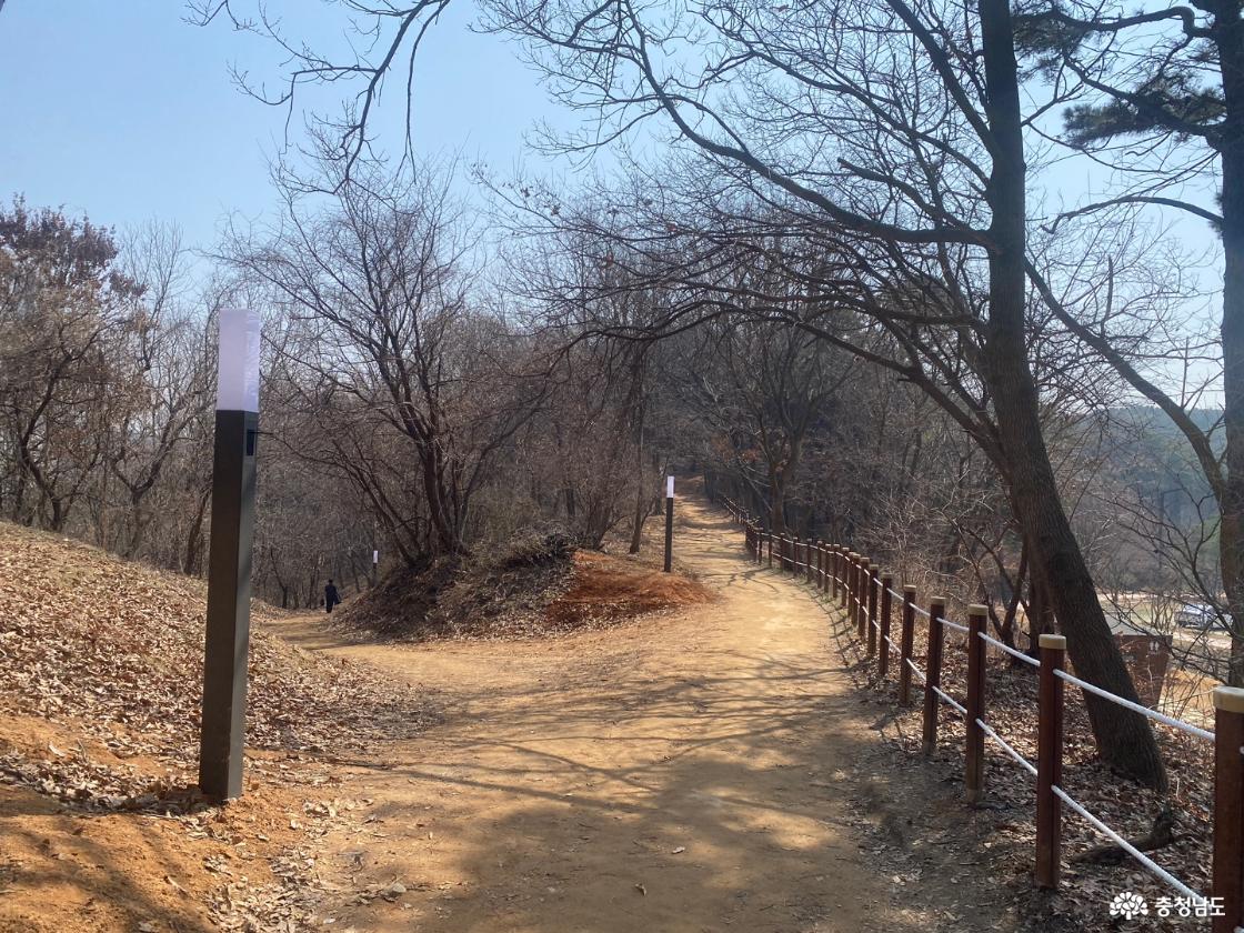 장수산 방면 등산로