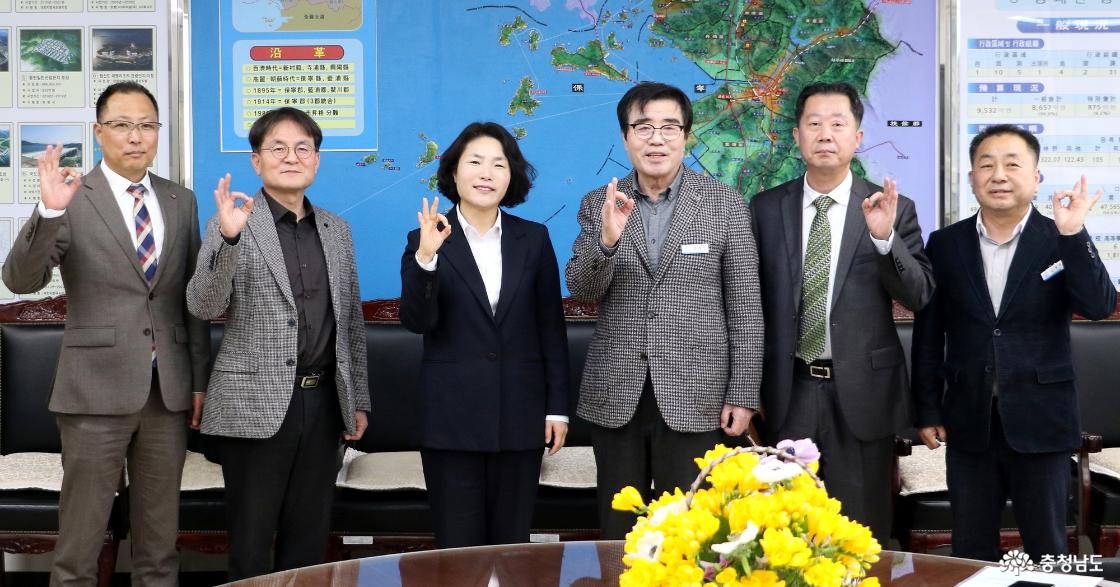 전희경 충남연구원장, 도내 시장·군수 연속 간담회 가져