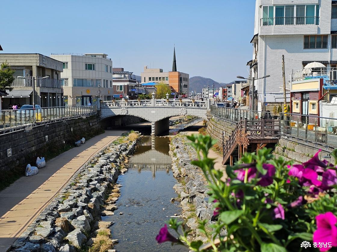 중동교에서 바라본 제민천