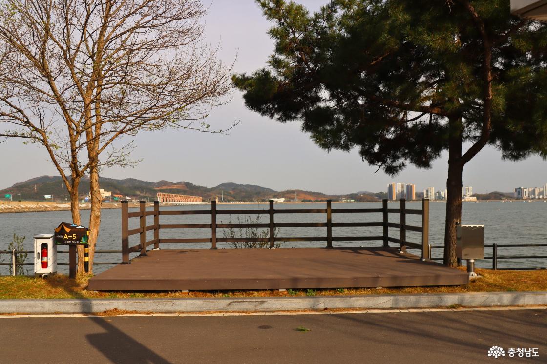 금강이 보이는 서천 국민여가캠핑장 텐트 사이트