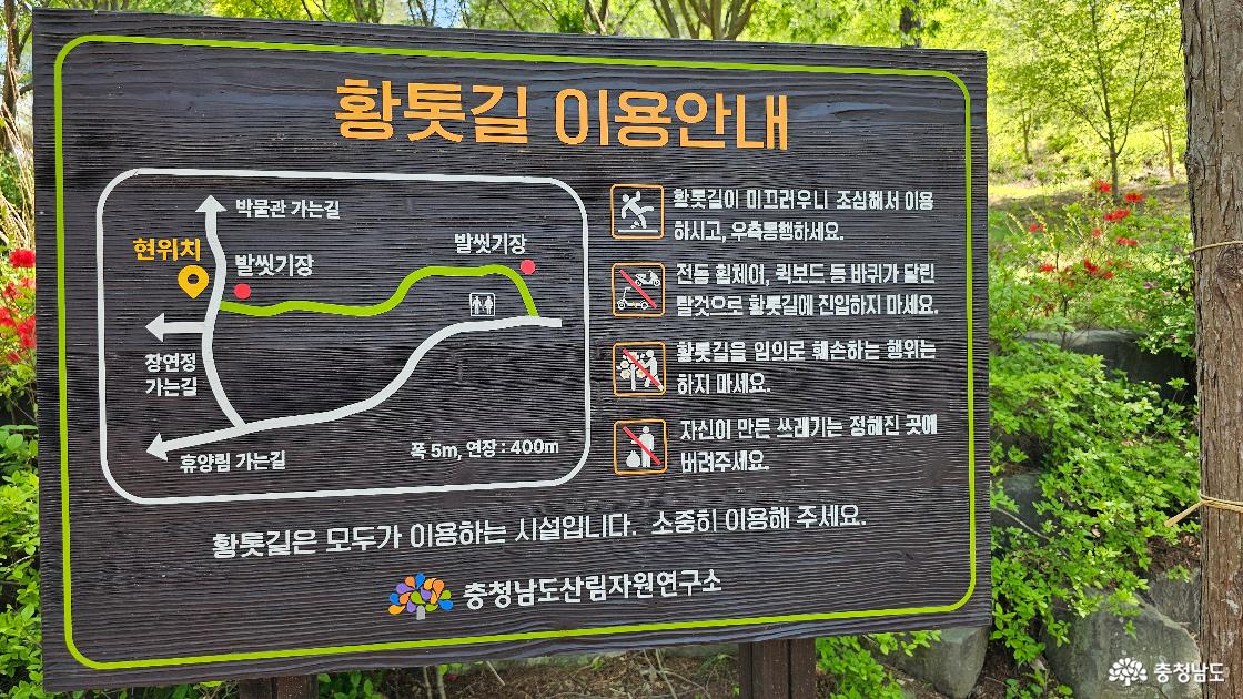 금강수목원을 방문함