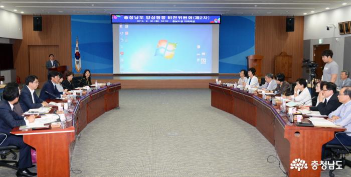 도는 30일 도청 대회의실에서 충남도 양성평등 비전위원회 2차 회의를 열었다.