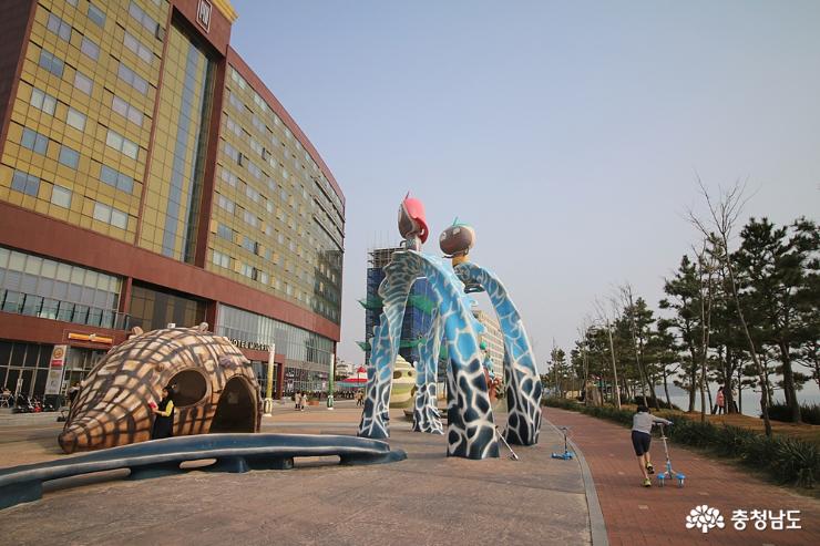 대천해수욕장 행사의 중심 머드광장