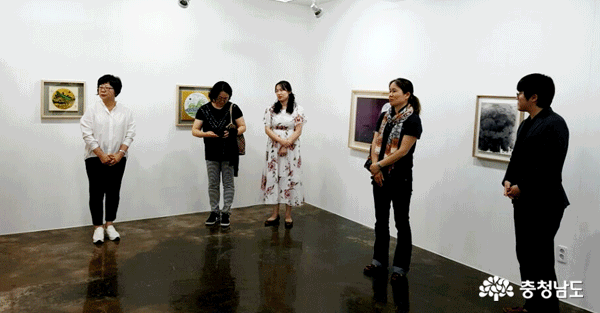 공주 최초 갤러리 이미정갤러리서 제35회 한길한국화협회전 개최