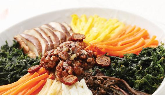 향토음식(5)-호두산채비빔밥